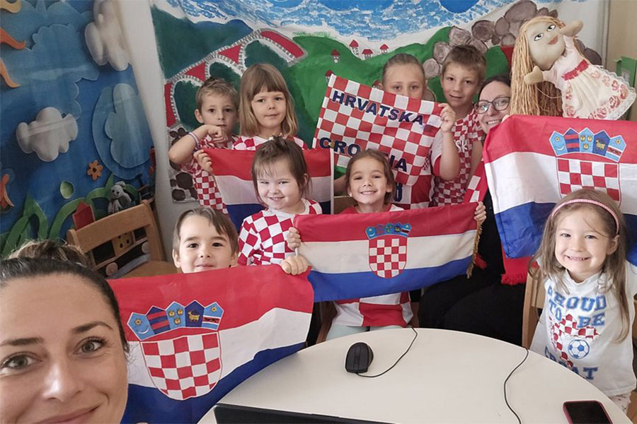 Završni videopoziv u sklopu projekta Say Hello to the World